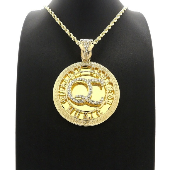 Accessories | Quality Control Qc Hip Hop Pendant 24 Rope Chain | Poshmark
